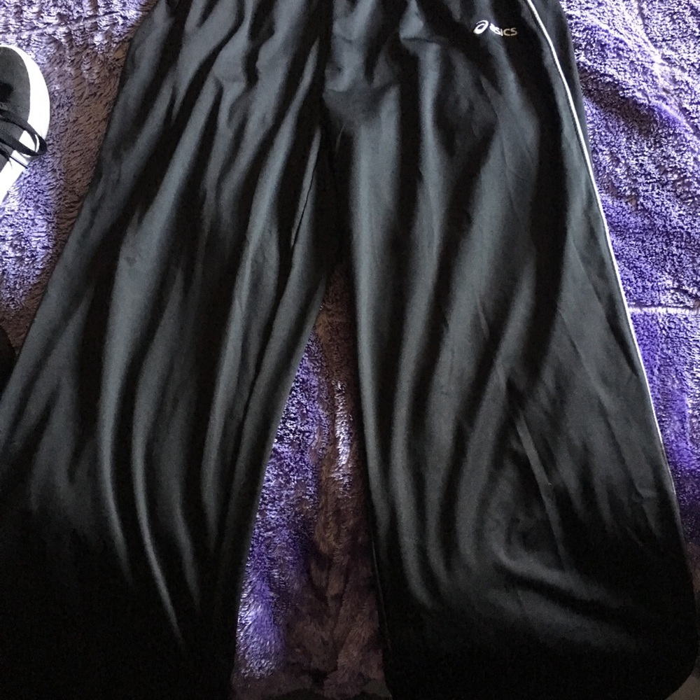 Black ASICS pants